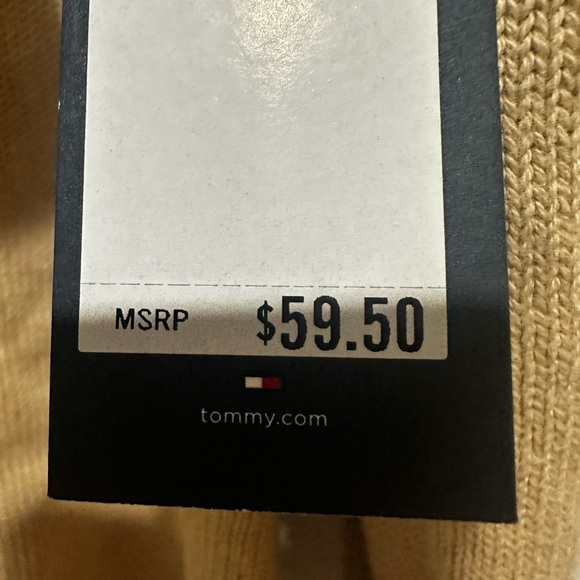 Tommy Hilfiger Boy's Tan half zip Sweater + long sleeve t-shirt NWT XL - Picture 3 of 10